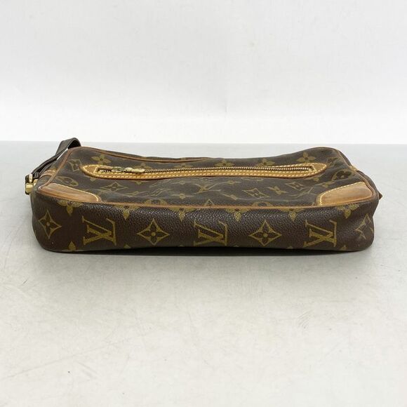 Louis Vuitton Clutch Bag Monogram Marly Dragonne GM M51825 Brown Men's - Picture 3 of 10